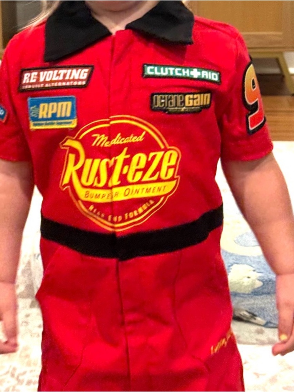 Disney Red Lightning McQueen Rust-eze Racing Costume